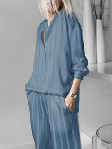 Fashion Casual Loose Shirt Pants Suit