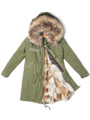 Hooded Large Size Warm Coat