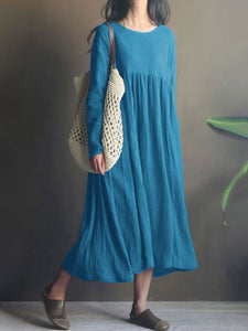 Casual Round Neck Dress