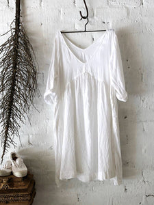 Cotton and Linen Casual Dress