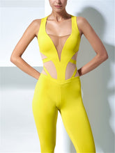 Load image into Gallery viewer, Sexy Backless Contrast Stitching Yoga Pants