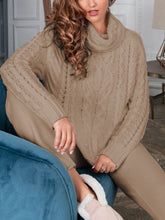 Load image into Gallery viewer, High-neck Knit Two-piece