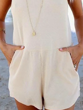 Load image into Gallery viewer, Casual Cotton Jumpsuit