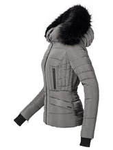 Load image into Gallery viewer, Faux Fur Hood Winter Coat