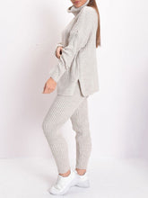 Load image into Gallery viewer, Stylish Casual Loose Knitted Round Neck Long Sleeve Suit