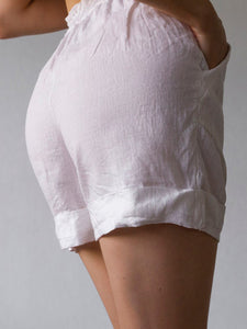 Cotton and Linen Casual Shorts