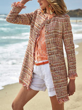 Load image into Gallery viewer, Fashion Fringed Long Sleeve Coat