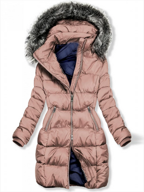 Solid Color Large Size Down Coat