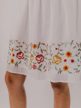 Load image into Gallery viewer, Printed Cotton and Linen Casual Dress