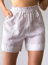 Load image into Gallery viewer, Cotton and Linen Casual Shorts