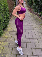 Load image into Gallery viewer, Fashion Hollow Stitching Tight Stretch Fitness Yoga Pants