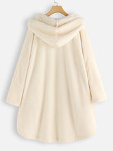 Load image into Gallery viewer, Irregular Long Sleeve Hooded Coat