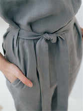 Load image into Gallery viewer, Casual Fashion Cotton Linen Sleeveless Jumpsuits