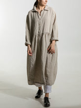 Load image into Gallery viewer, Cotton and Linen Casual Dress