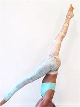 Load image into Gallery viewer, Fashion Gradient Color Printing Skinny Yoga Pants