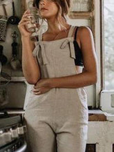 Load image into Gallery viewer, Cotton and Linen Jumpsuit