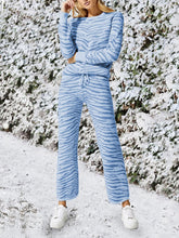 Load image into Gallery viewer, Loose Casual Top Pants Knitted Suit