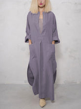 Load image into Gallery viewer, Casual Loose Soft Cotton Linen Maxi Dress