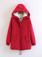 Load image into Gallery viewer, Hooded Pocket Cotton Lining Coat