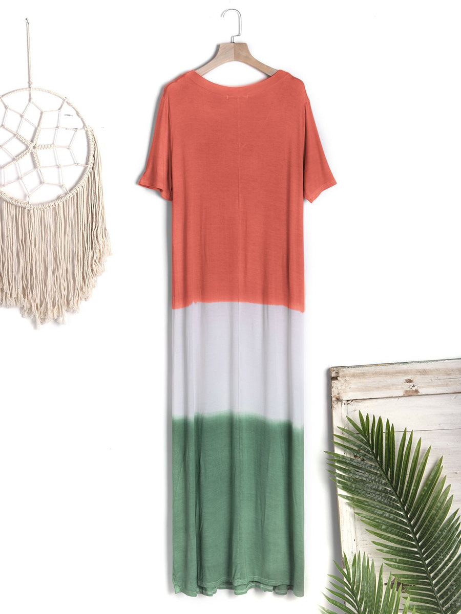 Casual Loose Tunic Maxi Dress