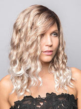 Load image into Gallery viewer, Brown to Blonde Curly Hair Lace Front Synthetic Wigs