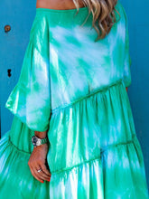 Load image into Gallery viewer, Mid Sleeve Printed Loose Dress