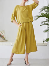 Load image into Gallery viewer, Fashion Casual Solid Color Loose Pants Suits