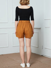 Load image into Gallery viewer, Cotton and Linen Casual Shorts