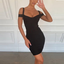 Load image into Gallery viewer, Sling, Shoulder-Exposed, Waist-Tight And Hip-Slimming Bandage Dress