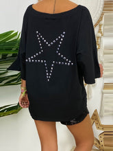 Load image into Gallery viewer, Casual Loose Star Top Sequin Pants Set