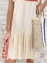 Load image into Gallery viewer, Bohemian Cotton and Linen Dress