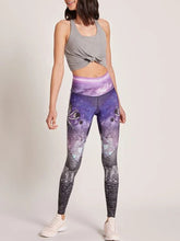 Load image into Gallery viewer, Castle Cartoon Printed High Waist Skinny Yoga Pants