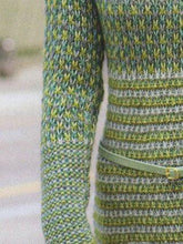 Load image into Gallery viewer, Green Long Sleeve O-Neck Dresses