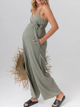 Load image into Gallery viewer, Deep V Sling Sleeveless Pregnant Women&#39;S Jumpsuit