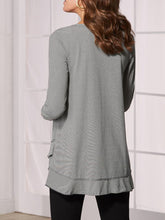 Load image into Gallery viewer, Striped Long Sleeve Loose T-Shirt