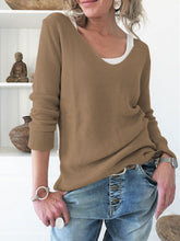 Load image into Gallery viewer, V-neck Sweater