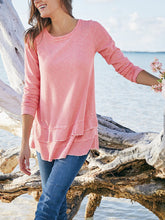 Load image into Gallery viewer, Striped Long Sleeve Loose T-Shirt