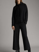 Load image into Gallery viewer, Solid Color Turtleneck Long Sleeve Casual Knit Two-Piece Suit