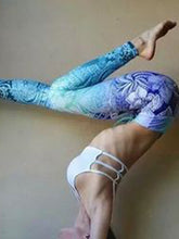 Load image into Gallery viewer, Sexy High Waist Floral Print Quick-drying Sports Yoga Pants