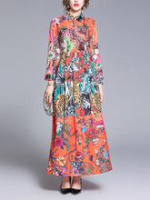 Load image into Gallery viewer, Slim and Slim Versatile Positioning Print Dress