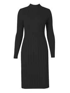 Elegant A-Line Daytime Knitted Sweater Dresses