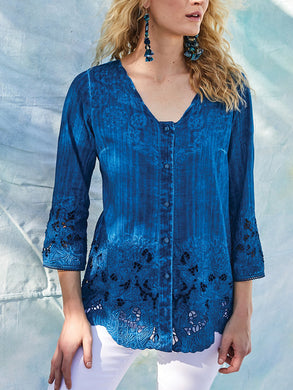 Vintage Loose Casual Lace Top