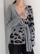 Load image into Gallery viewer, Fashion Leopard Colorblock Sweaters