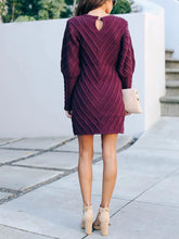 Load image into Gallery viewer, Solid Knit Mini Dress