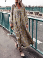 Load image into Gallery viewer, Bohemian Retro Casual Loose Maxi Dress