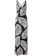 Load image into Gallery viewer, Tropical Print Sleeveless Dress