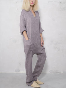 Casual Loose Soft Cotton Linen Jumpsuit