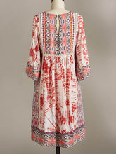Load image into Gallery viewer, Ethnic Style Loose V-Neck Dress
