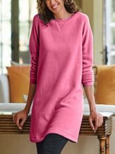 Load image into Gallery viewer, Crew Neck Women Dresses Daily Paneled Dresses