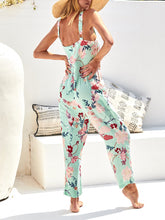 Load image into Gallery viewer, Pockets Boho Sleeveless Printed Sling Jumpsuit